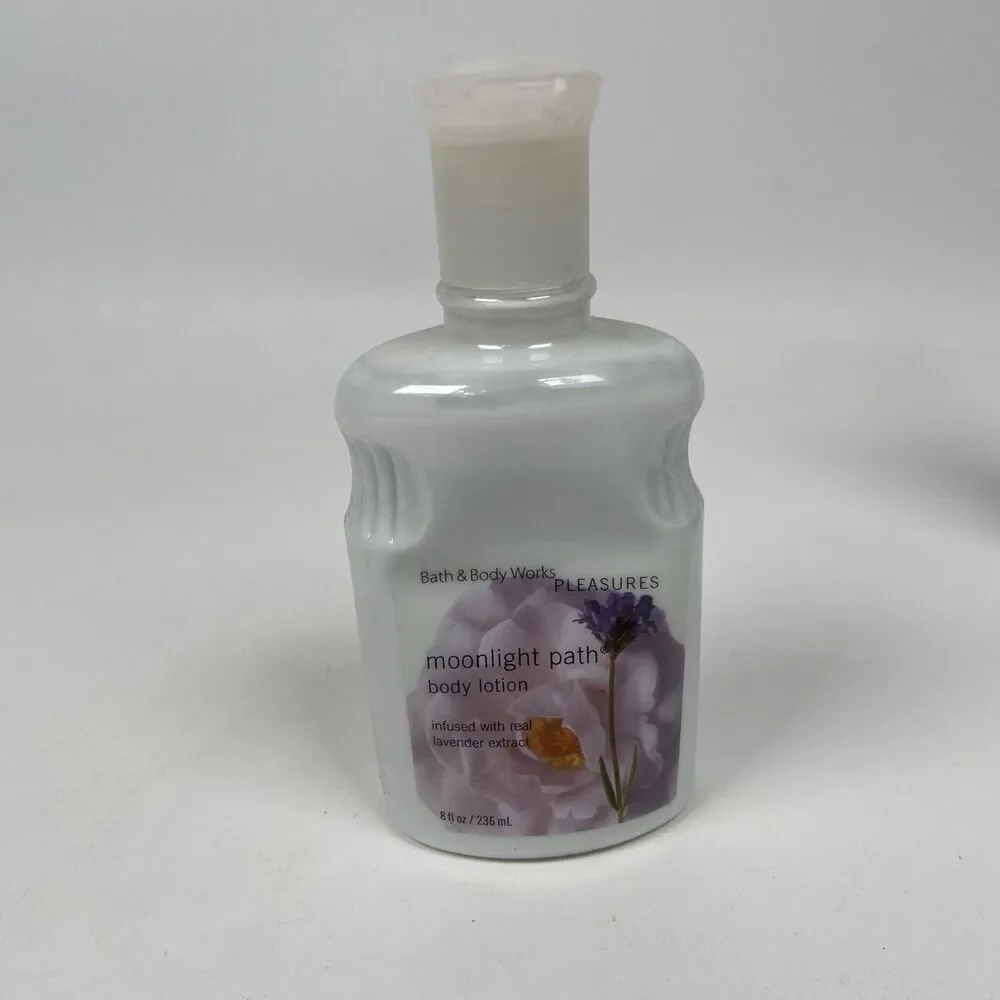 Vintage Bath & Body Works Moonlight Path Spray Shower Gel Lotion Candle Basket